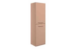 Baldock 400mm Wall Hung 2 Door Midi Boy Unit - Matt Apricot