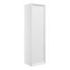 Harpenden 345mm Wall Hung 1 Door Tall Unit - Matt White