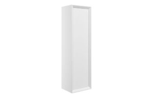 Harpenden 345mm Wall Hung 1 Door Tall Unit - Matt White