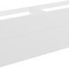 Cuffley 1180mm Wall Hung 4 Drawer Basin Unit (No Top) - Matt White