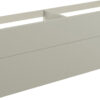 Cuffley 1180mm Wall Hung 4 Drawer Basin Unit (No Top) - Matt Latte