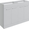 Malvern 1180mm Floor Standing 2 Door Basin Unit Run (No Top) - Grey Gloss
