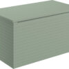 Hatfield 810mm Wall Hung 1 Drawer Basin Unit & Worktop - Matt Willow Green