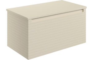 Hatfield 810mm Wall Hung 1 Drawer Basin Unit & Worktop - Matt Cotton