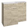Henlow 1000mm F/S L-Shape Pack & Basin (LH) - Oak