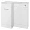 Henlow 900mm F/S L-Shape Pack & Basin (LH) - White Gloss