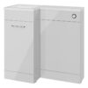 Henlow 900mm F/S L-Shape Pack & Basin (LH) - Grey Gloss