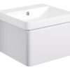 Meredith 500mm Wall Hung 1 Drawer Basin Unit & Basin - Matt White