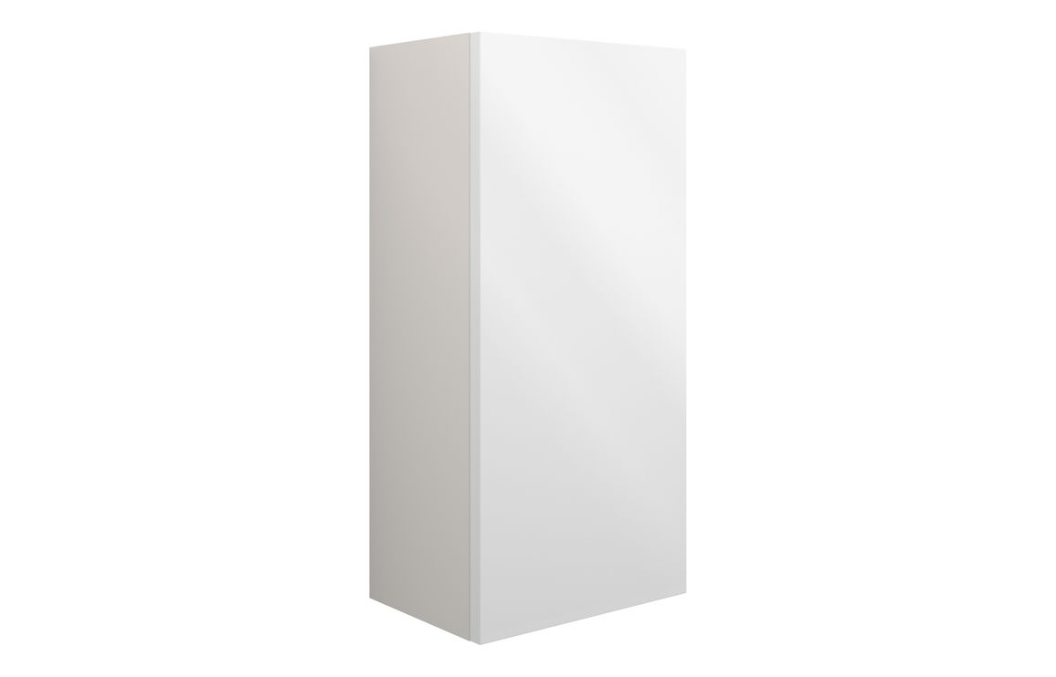 Truro 300mm Slim Base Unit - White Gloss (Grey Cab)