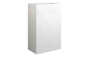 Truro 500mm Standard WC Unit - White Gloss (Grey Cab)