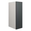 Truro 200mm Standard Toilet Roll Unit - Matt Graphite Grey (Grey Cab)