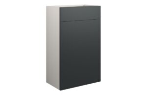 Truro 500mm Standard WC Unit - Matt Graphite Grey (Grey Cab)