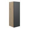 Truro 200mm Slim Base Unit - Matt Graphite Grey (Oak Cab)