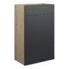 Truro 500mm Standard WC Unit - Matt Graphite Grey (Oak Cab)