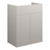 Truro 500mm Standard Basin Unit - Matt Dove Grey (Grey Cab)