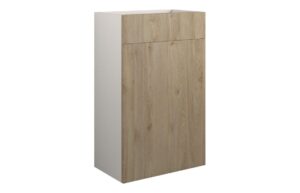 Truro 500mm Standard WC Unit - Havana Oak (Grey Cab)