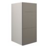 Truro 300mm Standard 3 Drawer Unit - Matt Stone (Grey Cab)