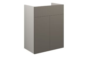 Truro 500mm Standard Basin Unit - Matt Stone (Grey Cab)