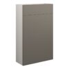 Truro 500mm Slim WC Unit - Matt Stone (Grey Cab)