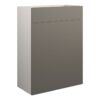 Truro 600mm Standard WC Unit - Matt Stone (Grey Cab)