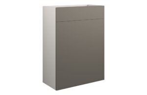 Truro 600mm Standard WC Unit - Matt Stone (Grey Cab)