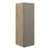 Truro 200mm Slim Base Unit - Matt Stone (Oak Cab)