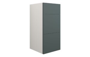 Truro 300mm Standard 3 Drawer Unit - Matt Green (Grey Cab)