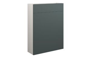 Truro 600mm Slim WC Unit - Matt Green (Grey Cab)