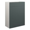Truro 600mm Standard WC Unit - Matt Green (Grey Cab)
