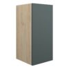 Truro 300mm Standard Base Unit - Matt Green (Oak Cab)