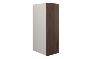 Truro 200mm Standard Toilet Roll Unit - Warm Walnut (Grey Cab)