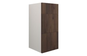 Truro 300mm Standard 3 Drawer Unit - Warm Walnut (Grey Cab)
