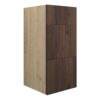 Truro 300mm Standard 3 Drawer Unit - Warm Walnut (Oak Cab)