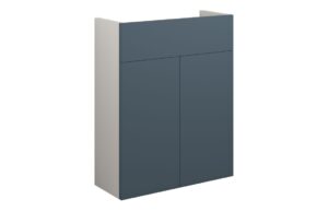 Truro 500mm Slim Basin Unit - Matt Arley Blue (Grey Cab)