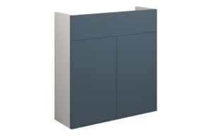 Truro 600mm Slim Basin Unit - Matt Arley Blue (Grey Cab)