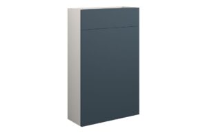 Truro 500mm Slim WC Unit - Matt Arley Blue (Grey Cab)