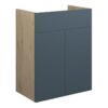 Truro 500mm Standard Basin Unit - Matt Arley Blue (Oak Cab)