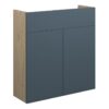 Truro 600mm Slim Basin Unit - Matt Arley Blue (Oak Cab)