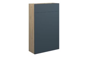 Truro 500mm Slim WC Unit - Matt Arley Blue (Oak Cab)