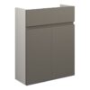 Tewin 500mm Slim Basin Unit - Matt Stone (Grey Cab)