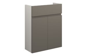 Tewin 500mm Slim Basin Unit - Matt Stone (Grey Cab)