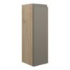 Tewin 200mm Slim Base Unit - Matt Stone (Oak Cab)