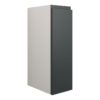 Tewin 200mm Standard Toilet Roll Unit - Matt Graphite Grey (Grey Cab)