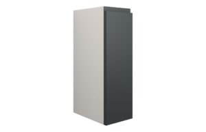 Tewin 200mm Standard Toilet Roll Unit - Matt Graphite Grey (Grey Cab)