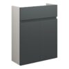 Tewin 500mm Slim Basin Unit - Matt Graphite Grey (Grey Cab)