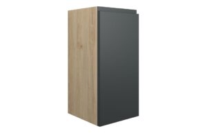 Tewin 300mm Standard Base Unit - Matt Graphite Grey (Oak Cab)