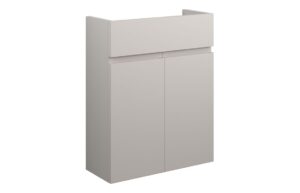 Tewin 500mm Slim Basin Unit - Matt Dove Grey (Grey Cab)