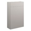 Tewin 500mm Slim WC Unit - Matt Dove Grey (Grey Cab)