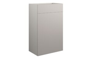 Tewin 500mm Standard WC Unit - Matt Dove Grey (Grey Cab)