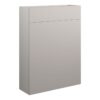 Tewin 600mm Slim WC Unit - Matt Dove Grey (Grey Cab)